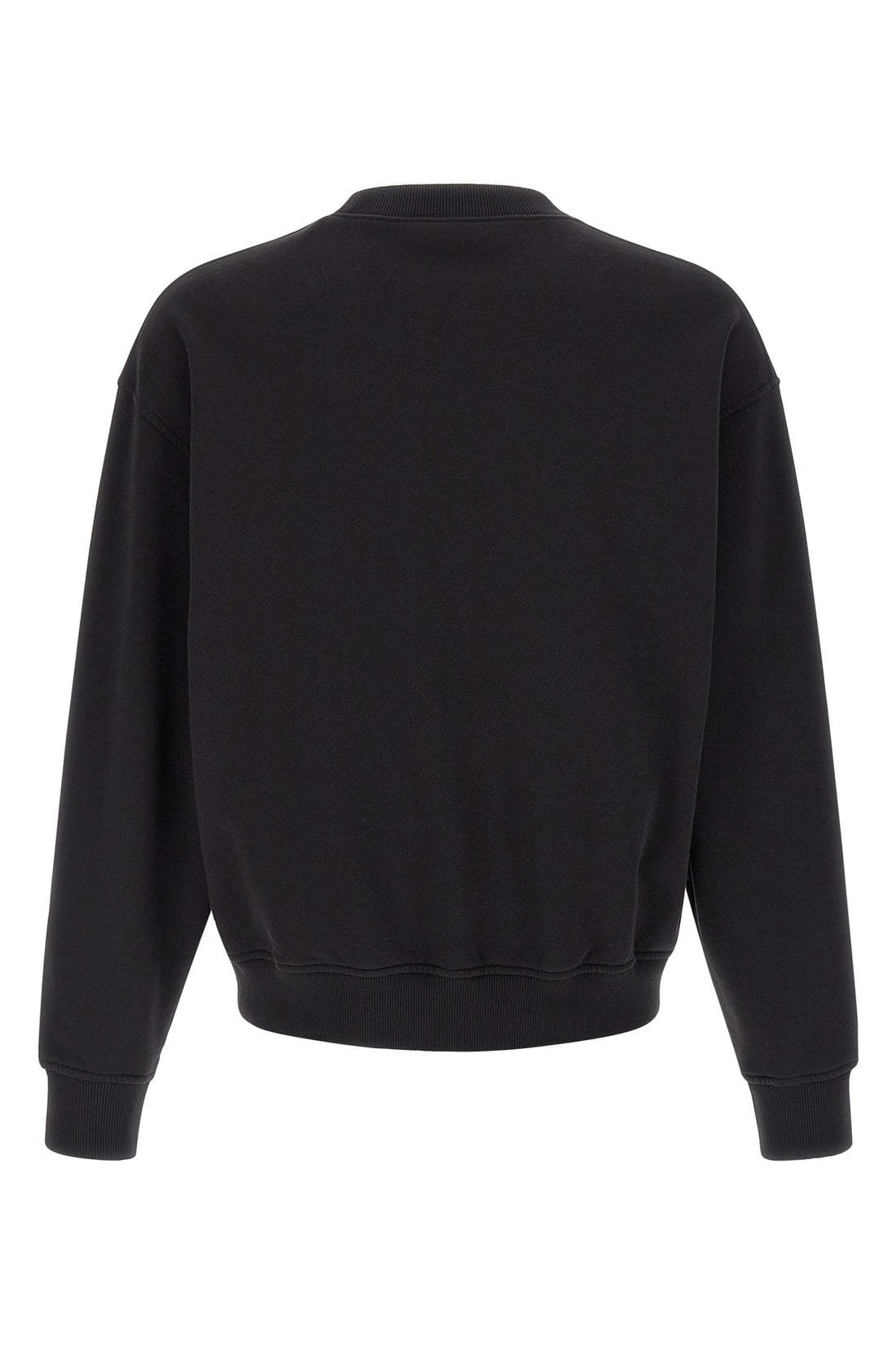 PALM ANGELS M neck logo sweatshirt in brushed cotton
