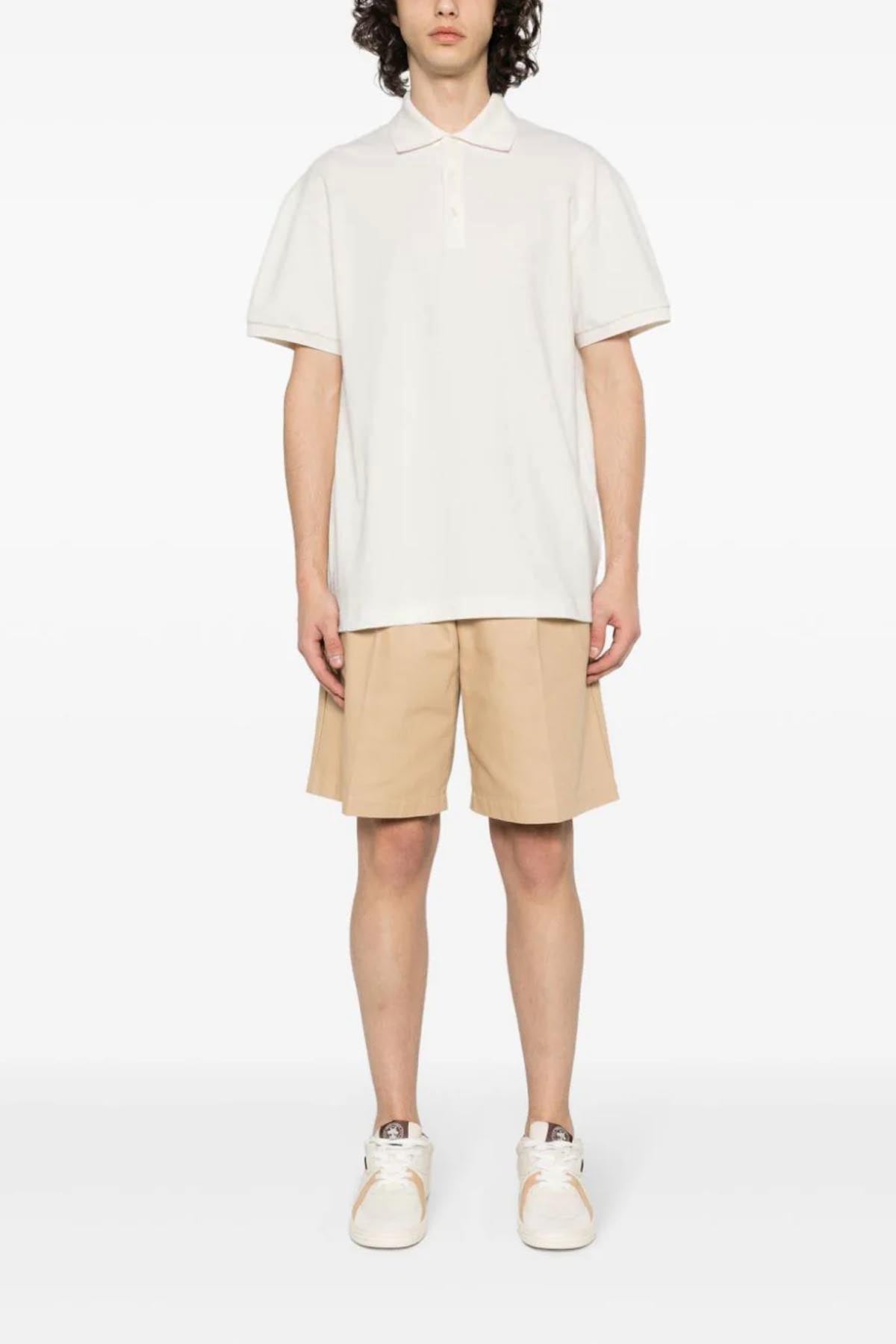 monogram cotton piquet polo shirt