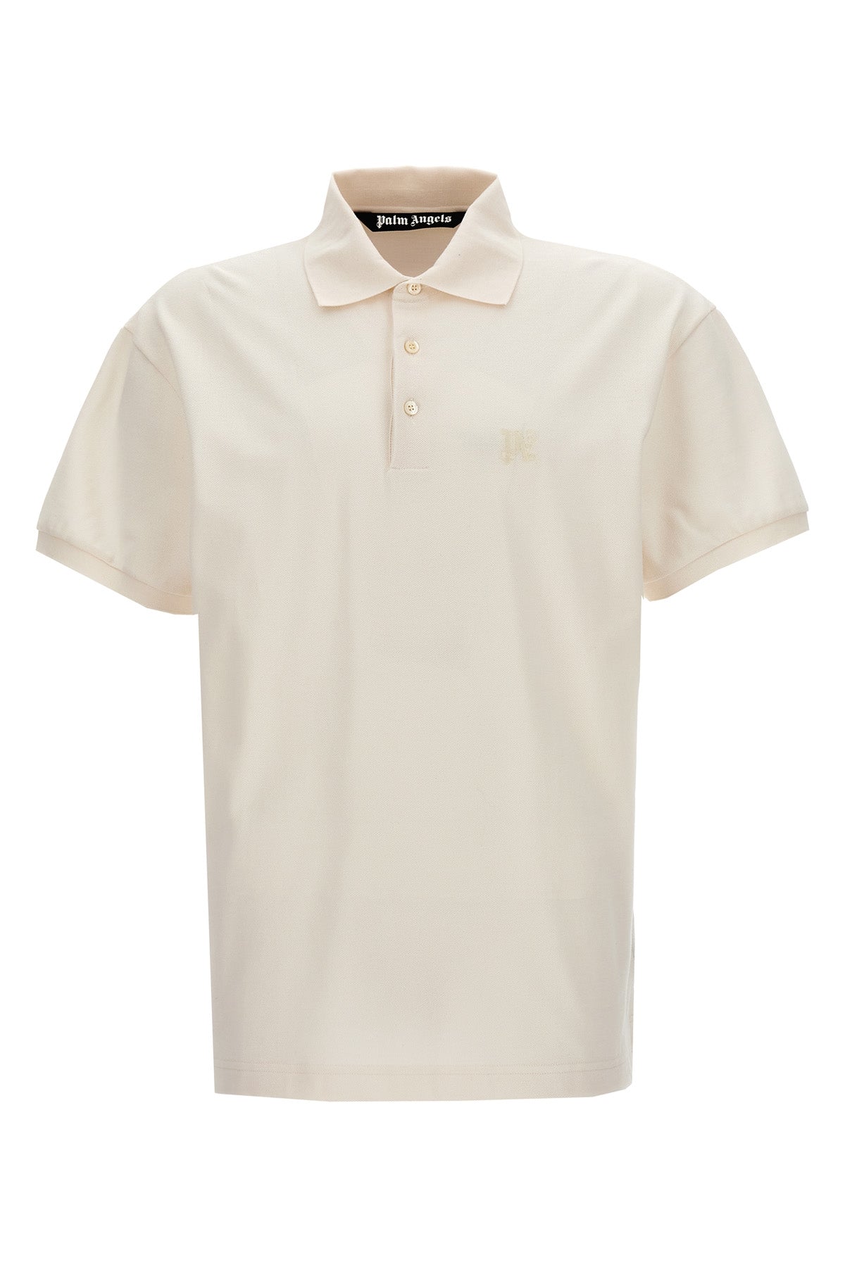 monogram cotton piquet polo shirt