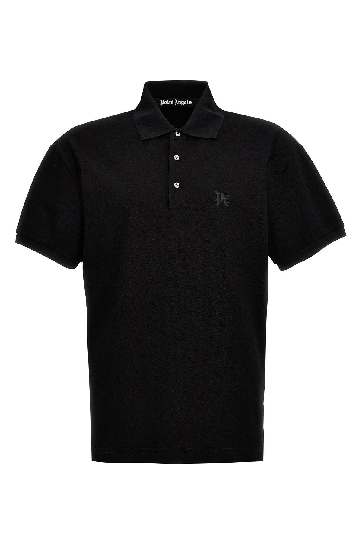 monogram cotton piquet polo shirt