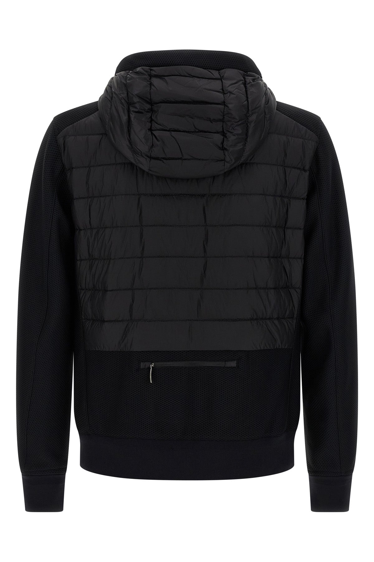buck hybrid jacket in quilted semi-glossy nylon taffeta