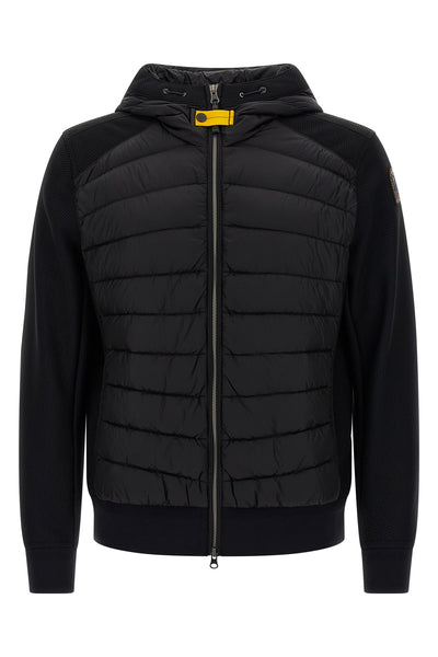 buck hybrid jacket in quilted semi-glossy nylon taffeta
