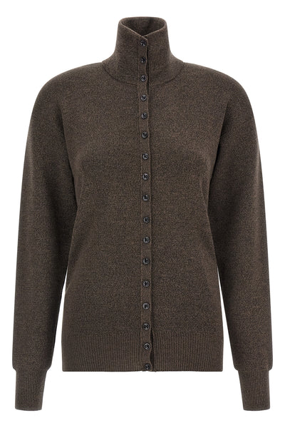 the lemaire buttoned top jersey redefines everyday luxury through a minimalist