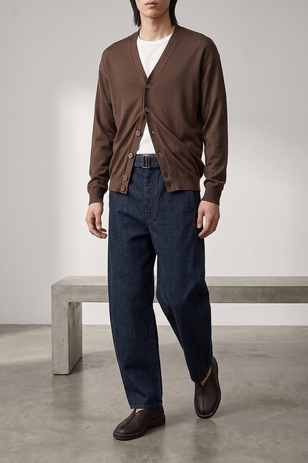 the lemaire relaxed twisted cardigan