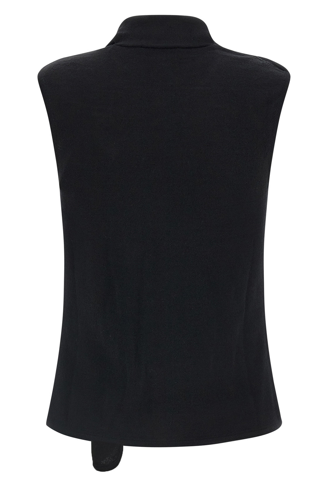 LEMAIRE M the lemaire vest redefines the codes of knitwear through a deconstructed and inn
