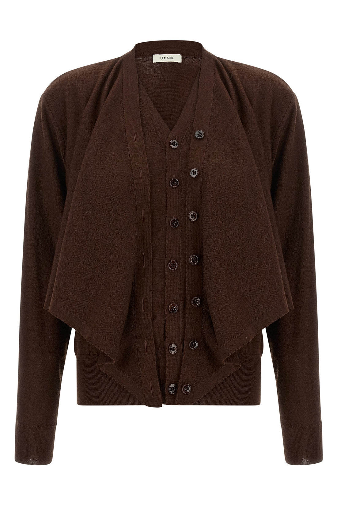LEMAIRE S the lemaire cardigan redefines the concept of stratification through a sophistic
