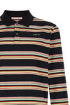 the marni long-sleeved polo shirt defines contemporary casual clothing through a