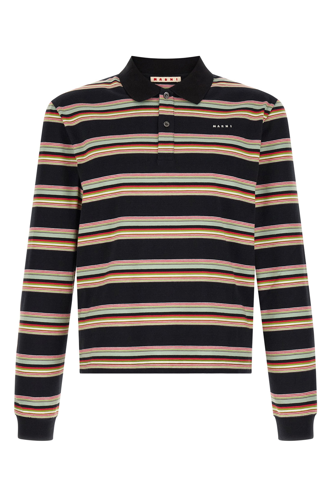 MARNI 48 the marni long-sleeved polo shirt