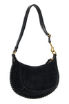 oskan moon suede shoulder bag