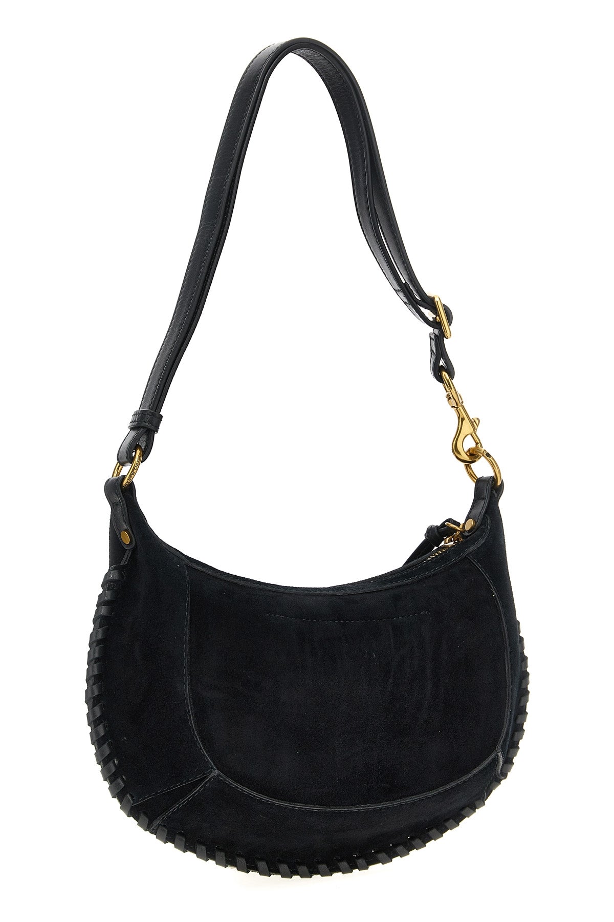 oskan moon suede shoulder bag