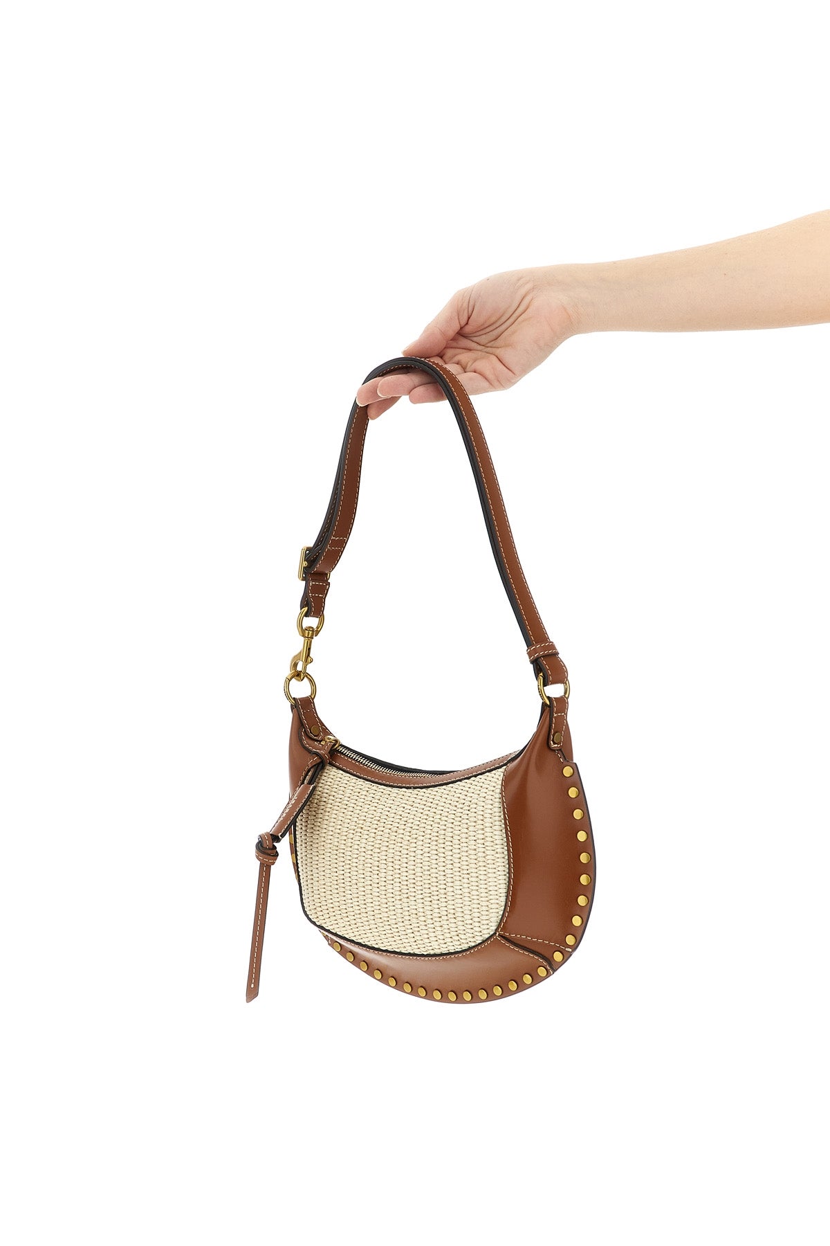 oskan moon smooth leather shoulder bag