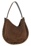 the isabel marant oskan hobo soft shoulder bag defines a curved and unstructured