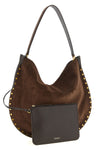 the isabel marant oskan hobo soft shoulder bag defines a curved and unstructured