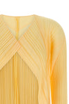 mellow pleats pleated cardigan
