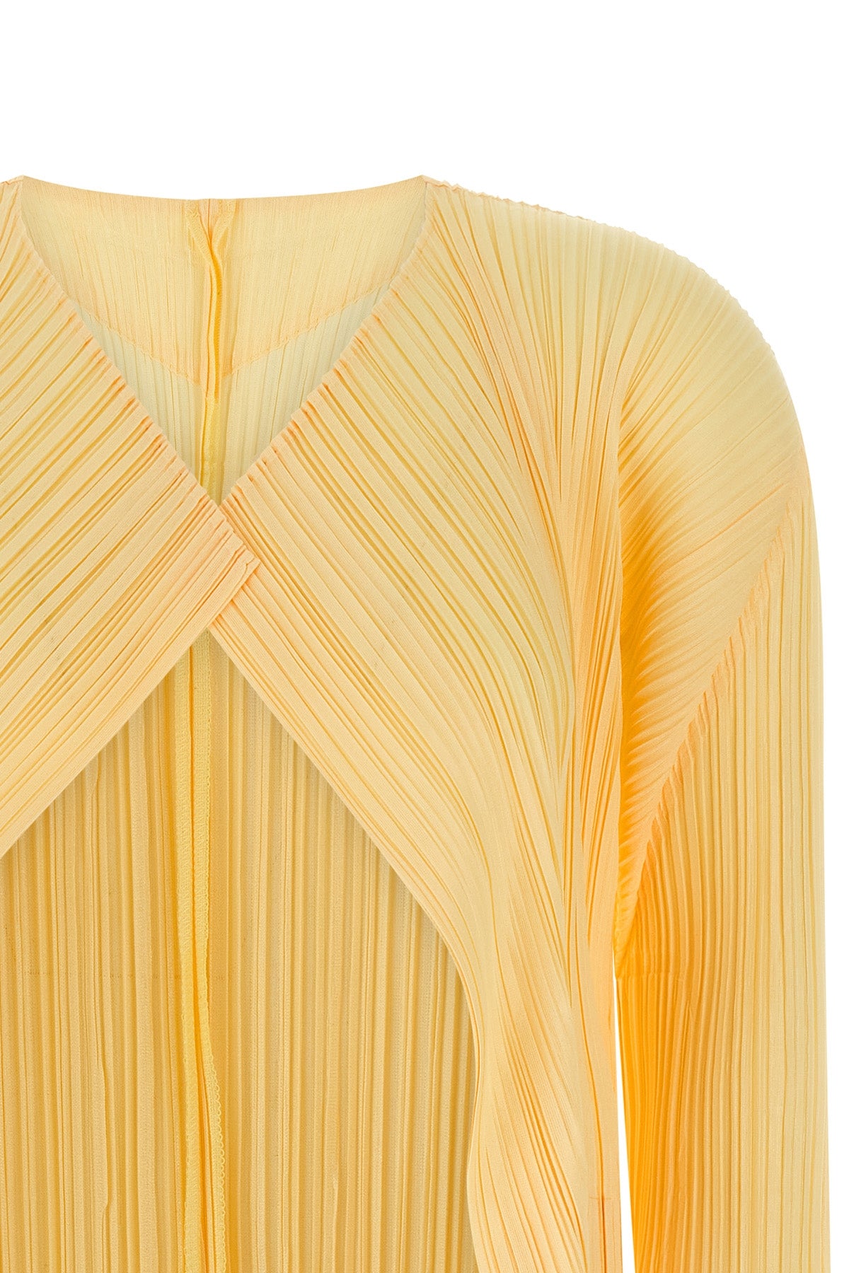 mellow pleats pleated cardigan
