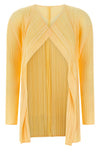 mellow pleats pleated cardigan