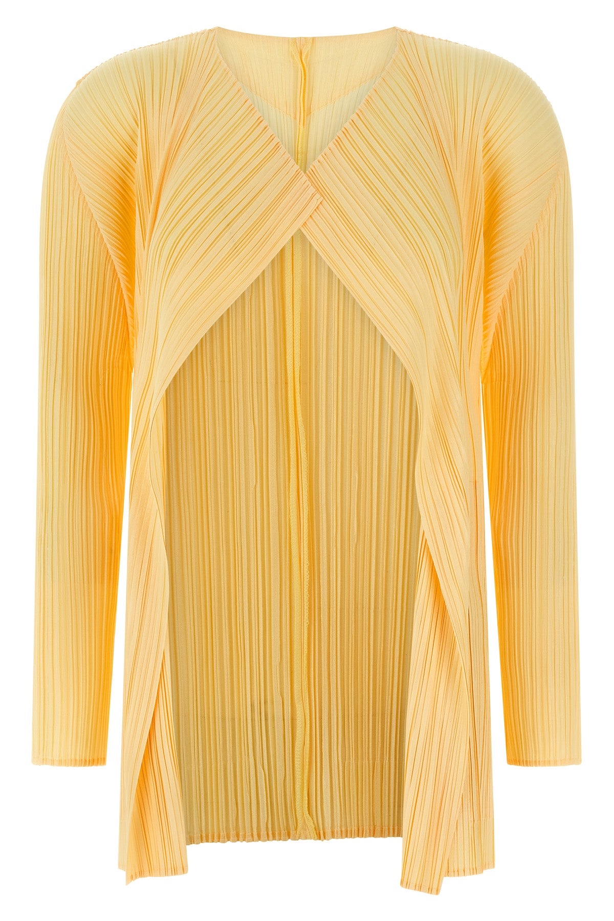 mellow pleats pleated cardigan