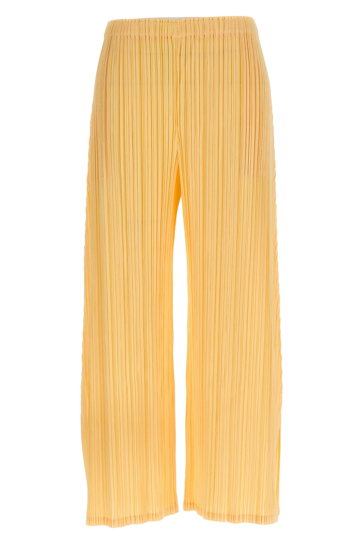 mellow pleats pleated fabric pants