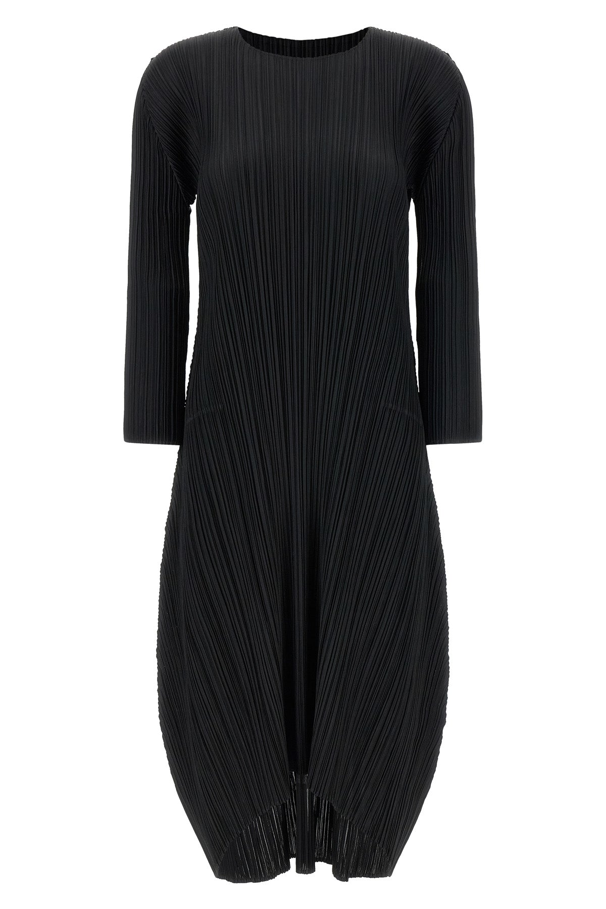 monthly colors october pleated midi dress