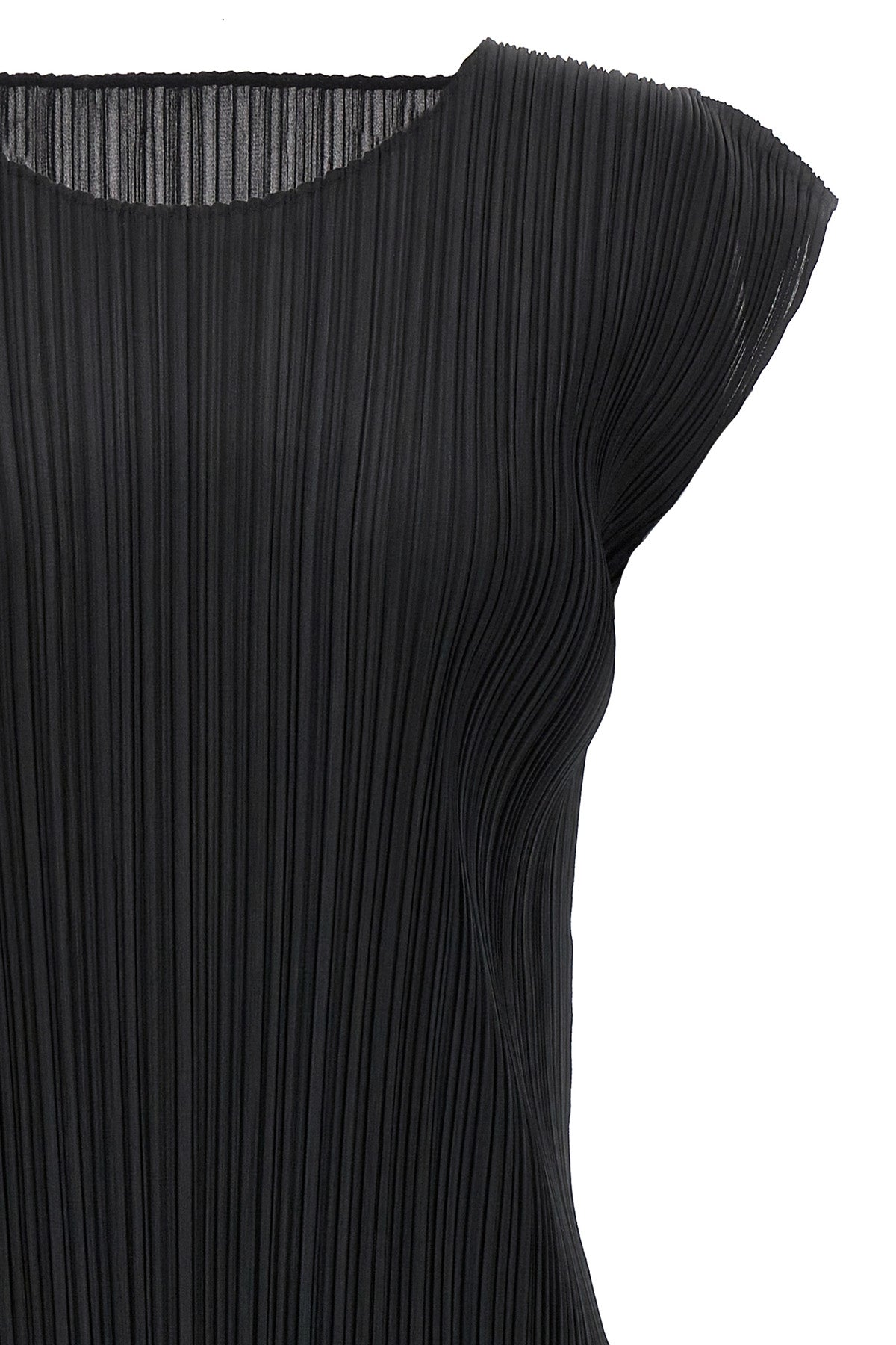 pleated midi dress