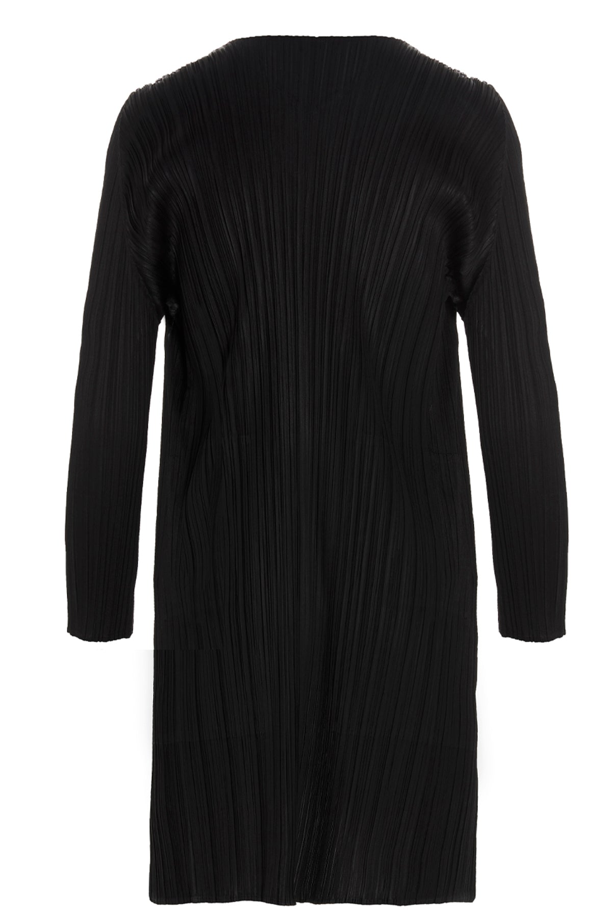 basics pleated cardigan