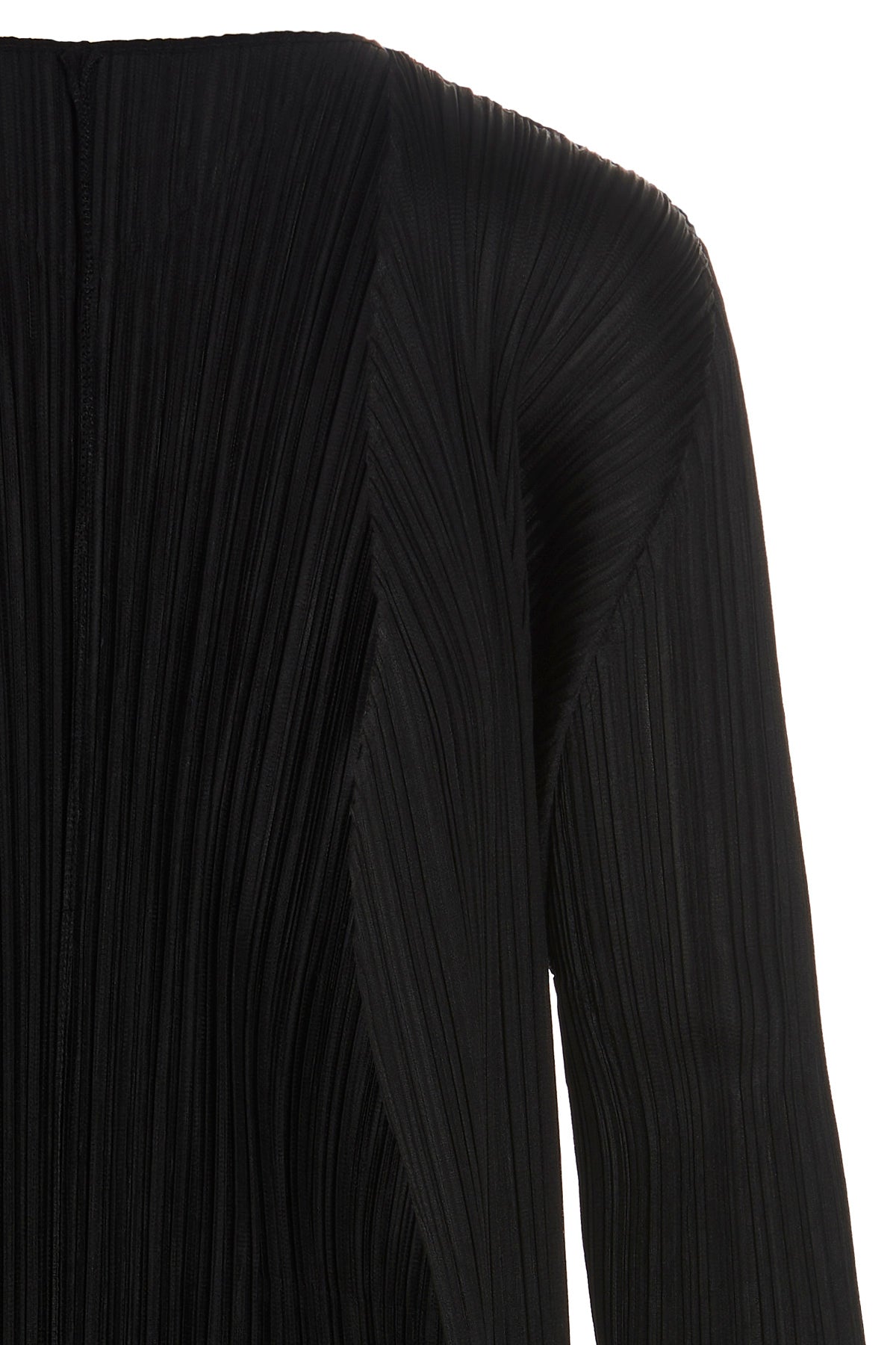basics pleated cardigan