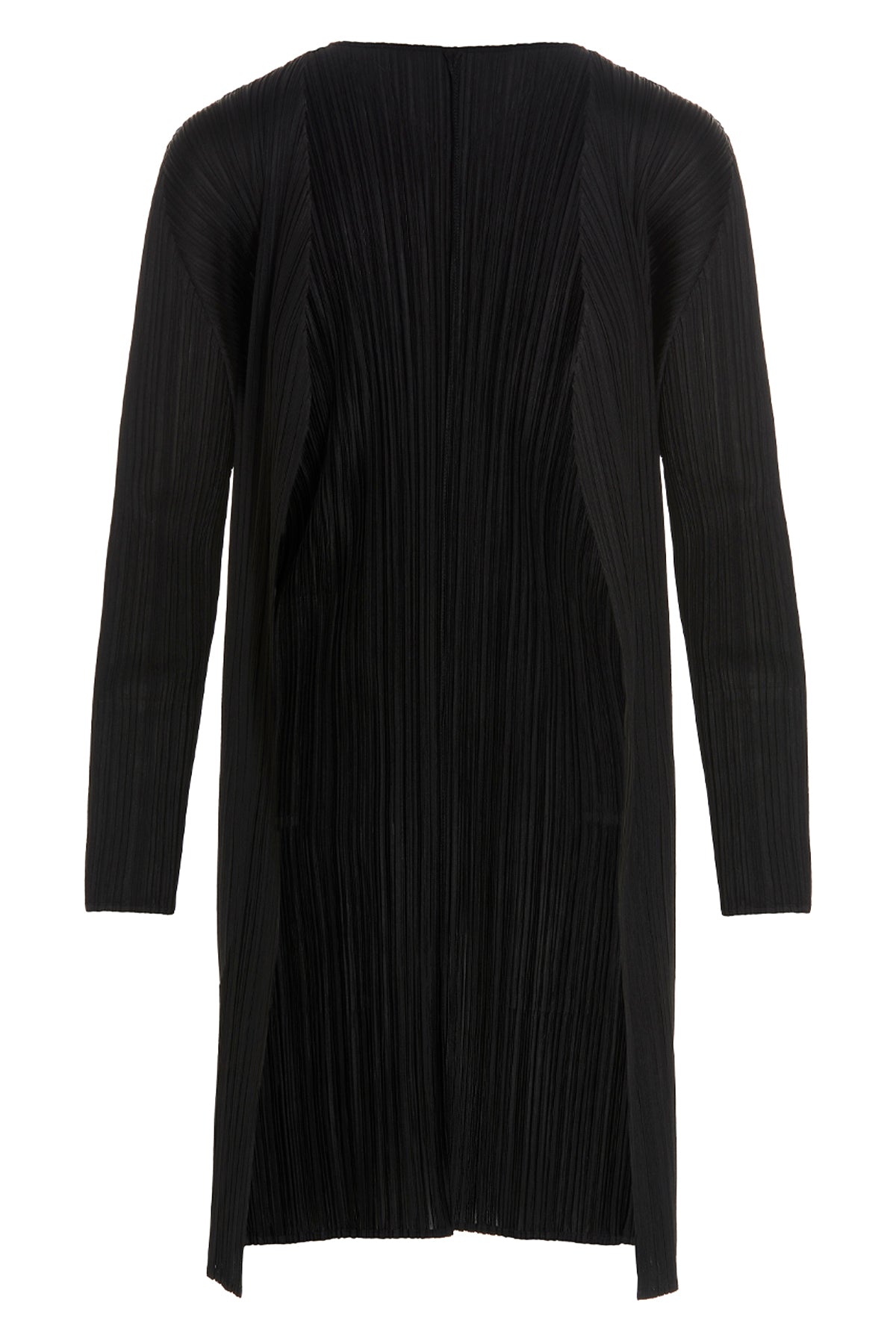 basics pleated cardigan