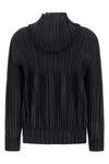 fluffy basics pleated cardigan