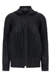 fluffy basics pleated cardigan