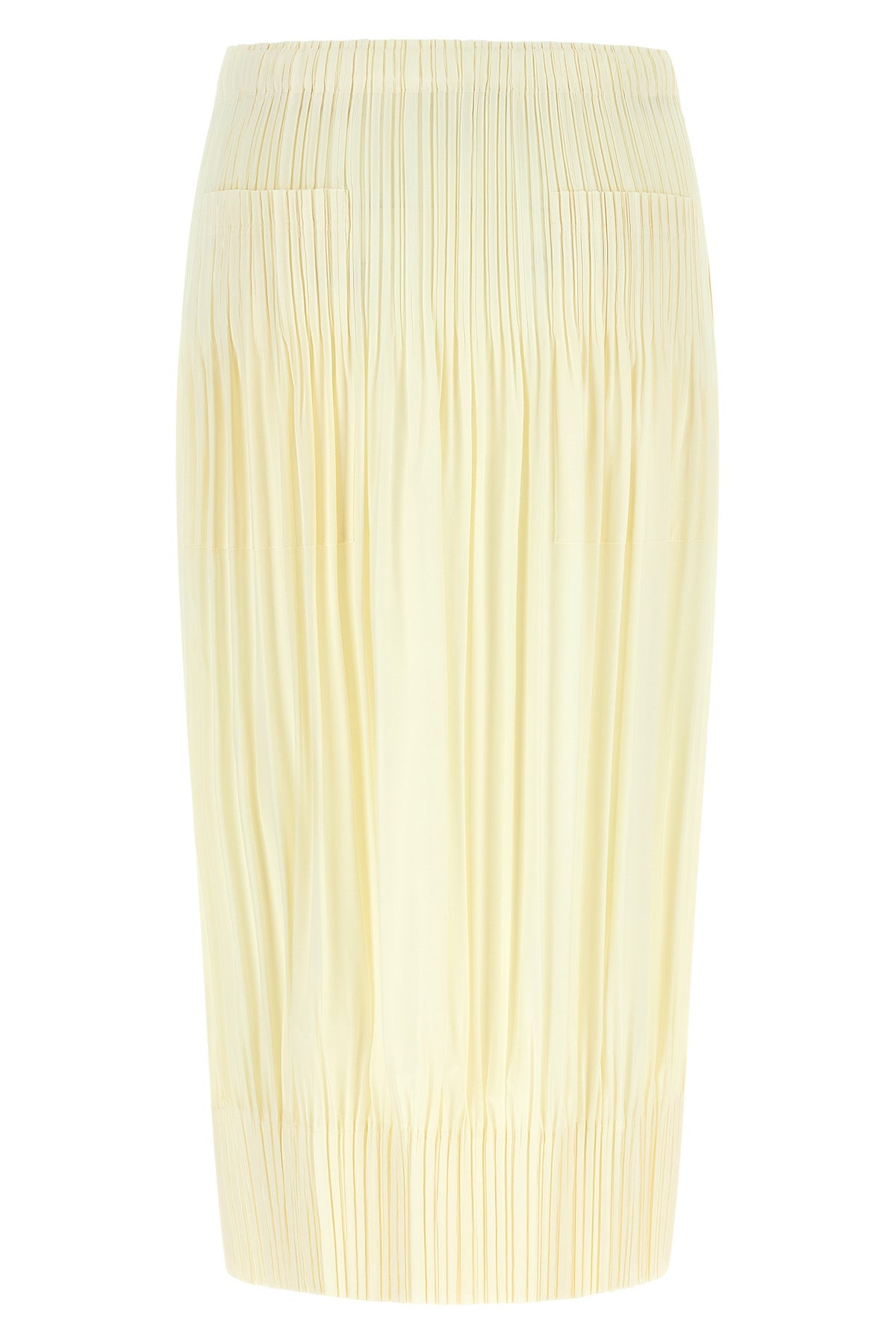 the skirt pleats please exemplifies the brands mastery of architectural silhoue