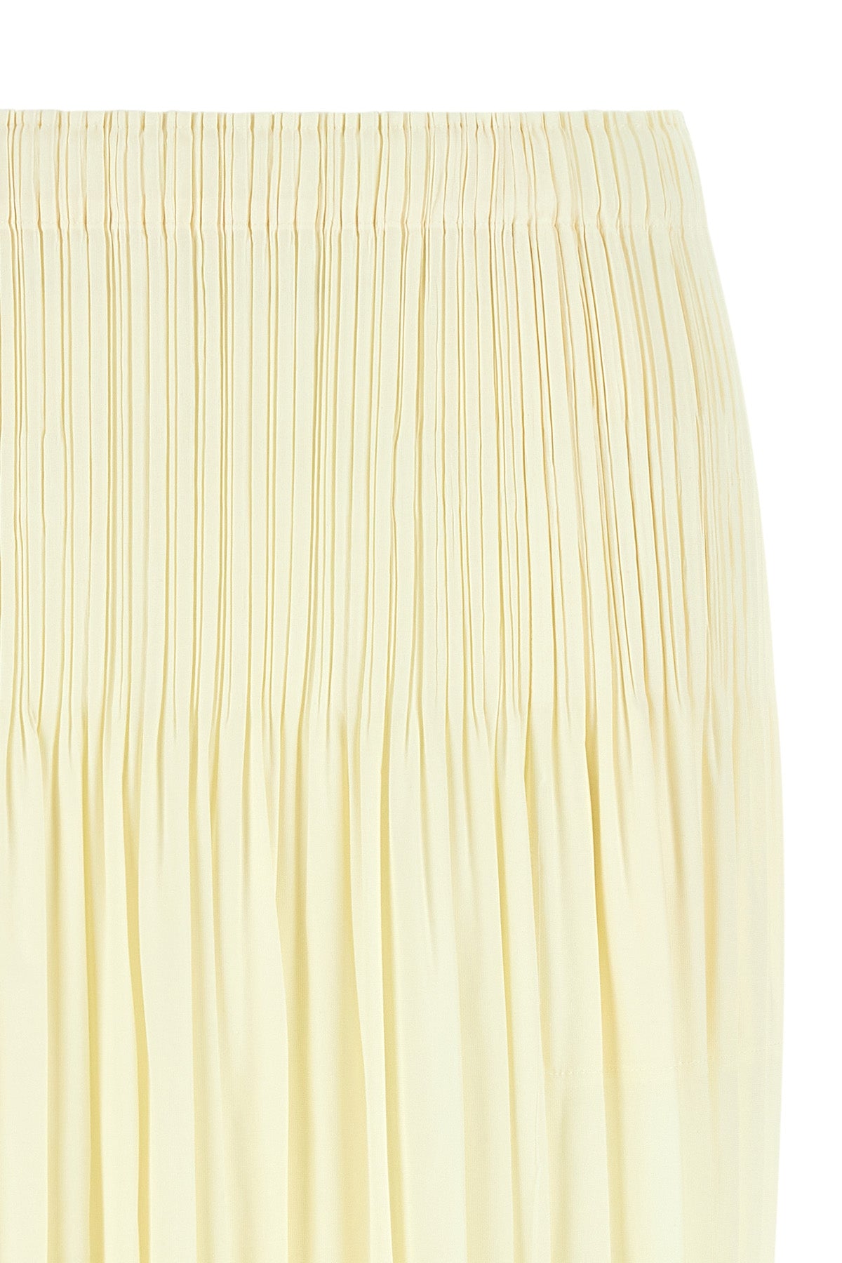 the skirt pleats please exemplifies the brands mastery of architectural silhoue