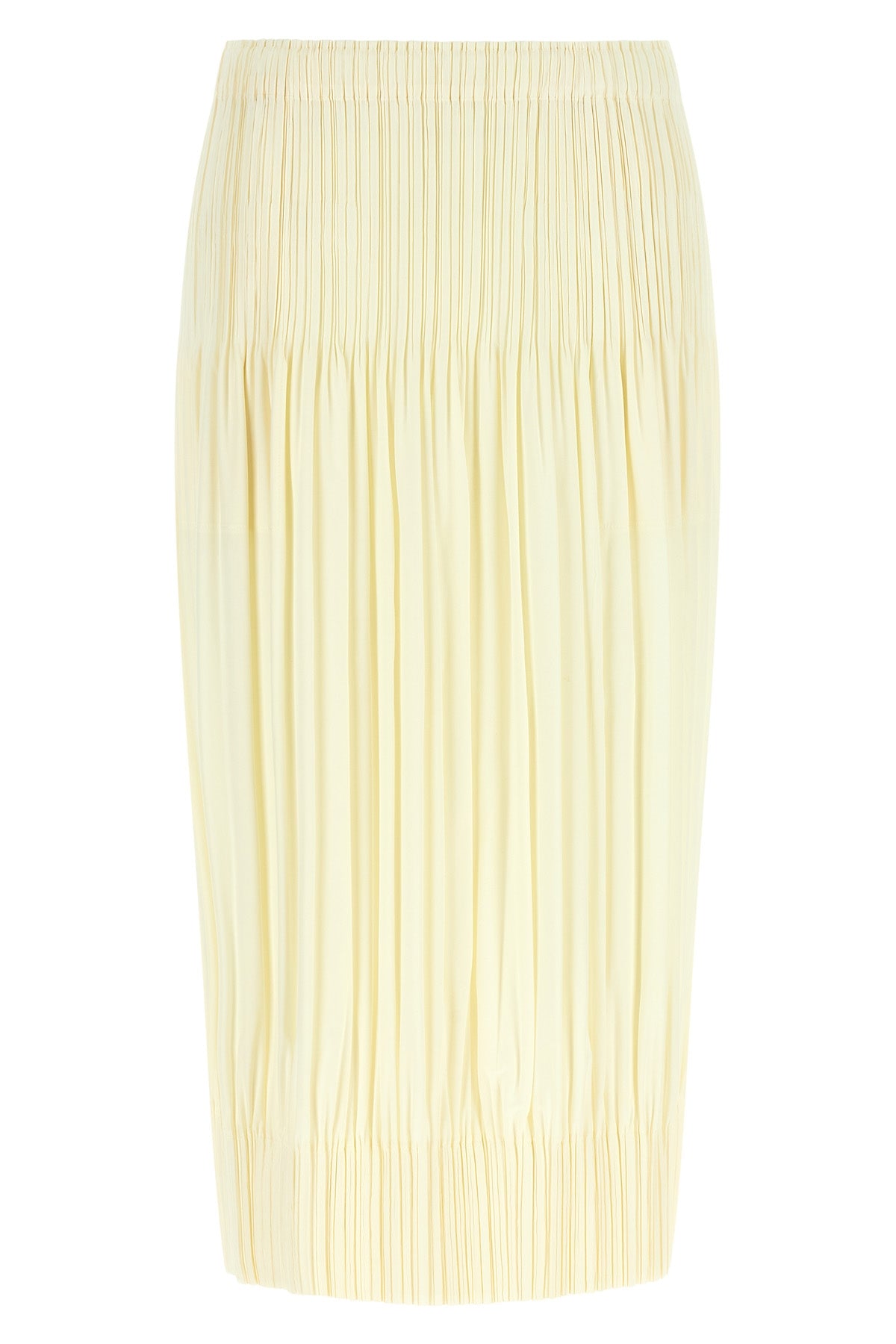 the skirt pleats please exemplifies the brands mastery of architectural silhoue