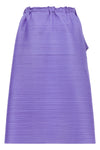 the midi skirt pleats please issey miyake bouncy basket in a delicate lilac sh