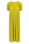 mellow pleats pleated midi dress