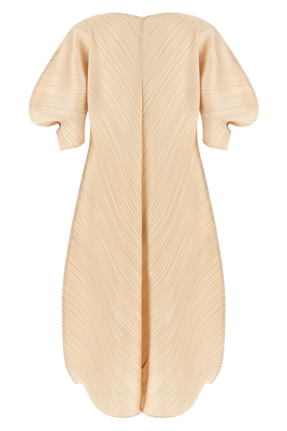 PLEATS PLEASE ISSEY MIYAKE 3 pleats pleases midi dress defines new volumes through an innovative sartorial c