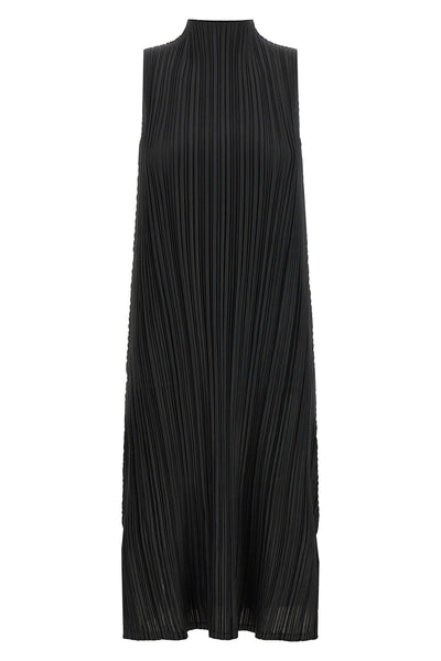 the long pleats please dress issey miyake mellow pleats defines a fluid silhou