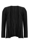 the mellow pleats pleats please cardigan defines a fluid silhouette through th