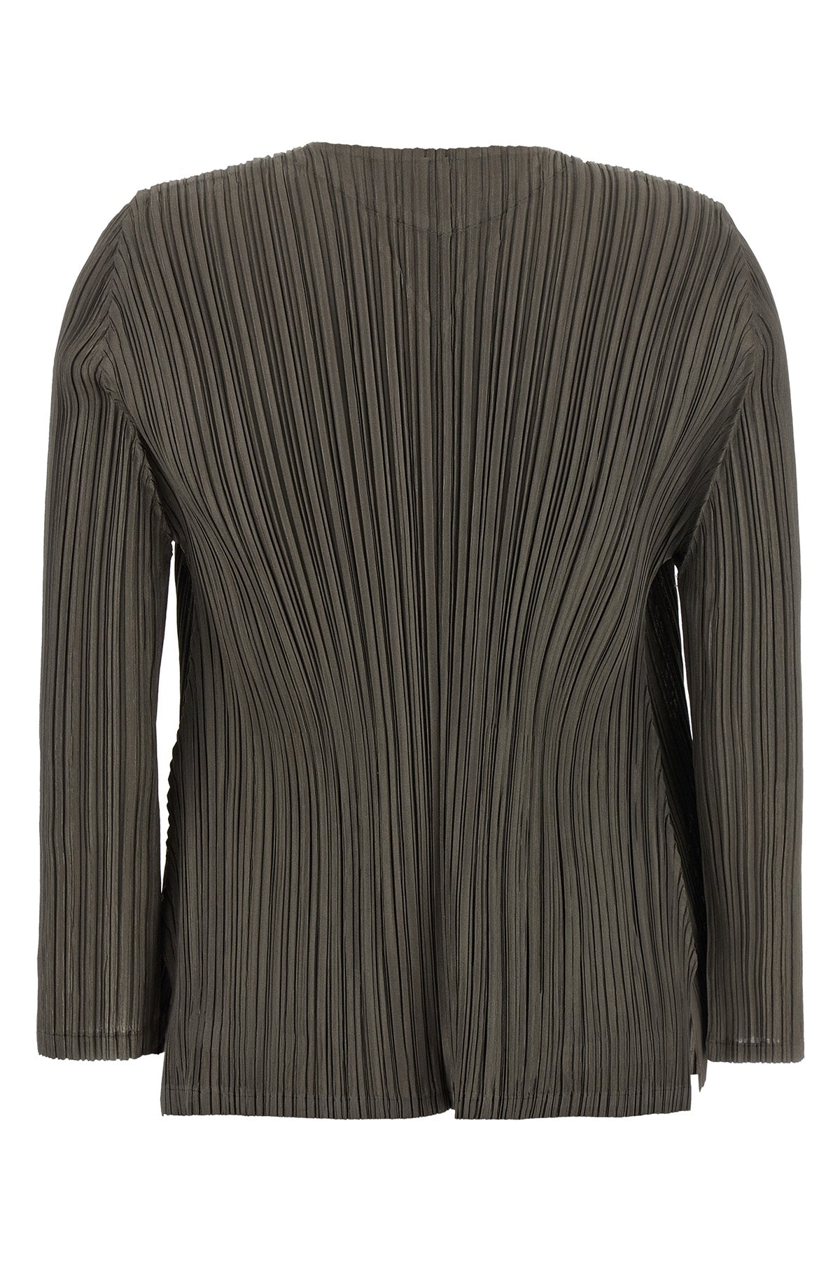 the mellow pleats issey miyake pleats please cardigan redefines the concept of