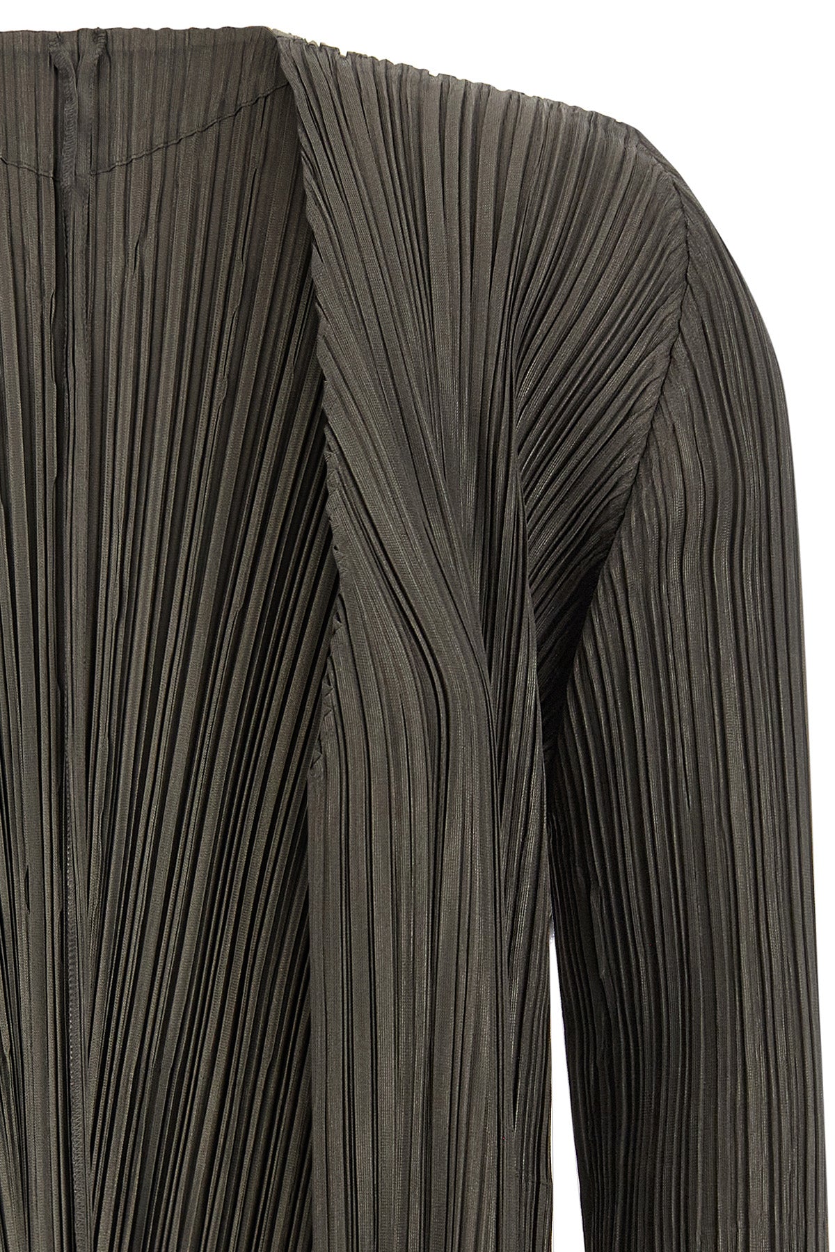 the mellow pleats issey miyake pleats please cardigan redefines the concept of