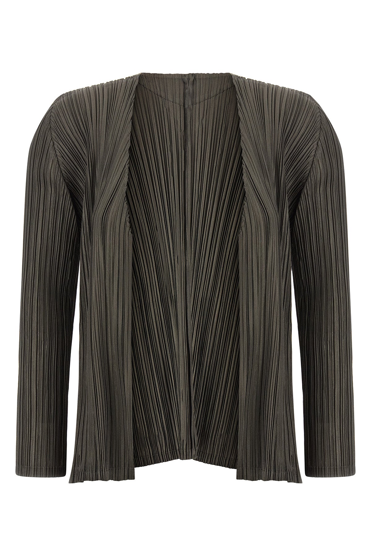 the mellow pleats issey miyake pleats please cardigan redefines the concept of