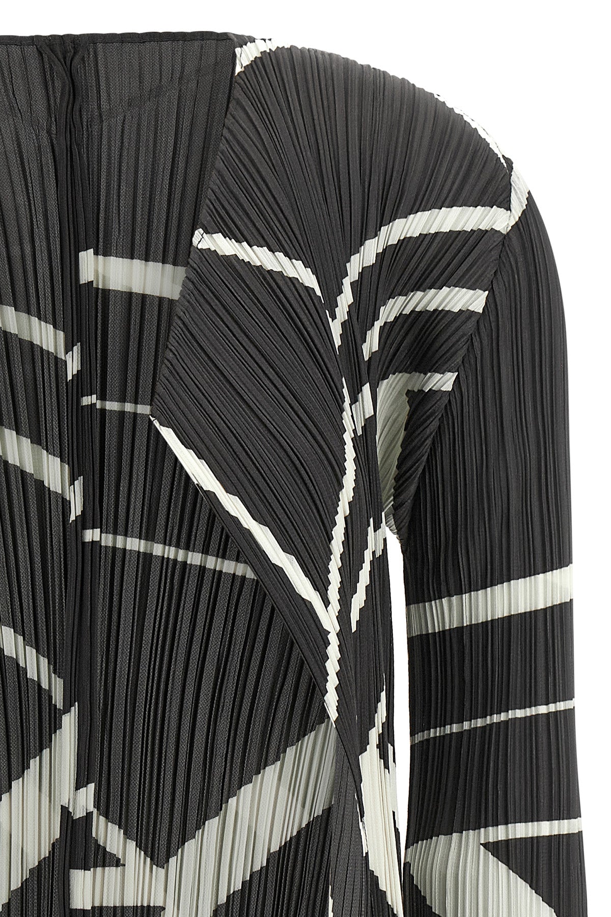 the cardigan pleats please issey miyake fold line redefines volumes through in