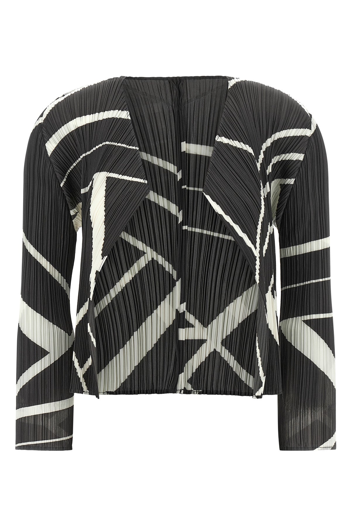 the cardigan pleats please issey miyake fold line redefines volumes through in