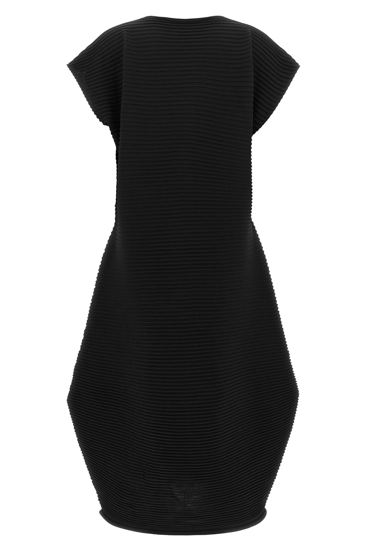 the dress pleats please issey miyake zig zag knit is distinguished by a cocoon
