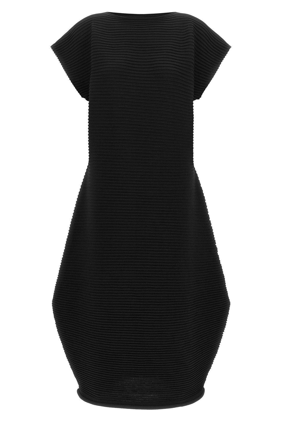 the dress pleats please issey miyake zig zag knit is distinguished by a cocoon