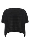 the paper bounce issey miyake pleats please cropped blouse redefines knitwear