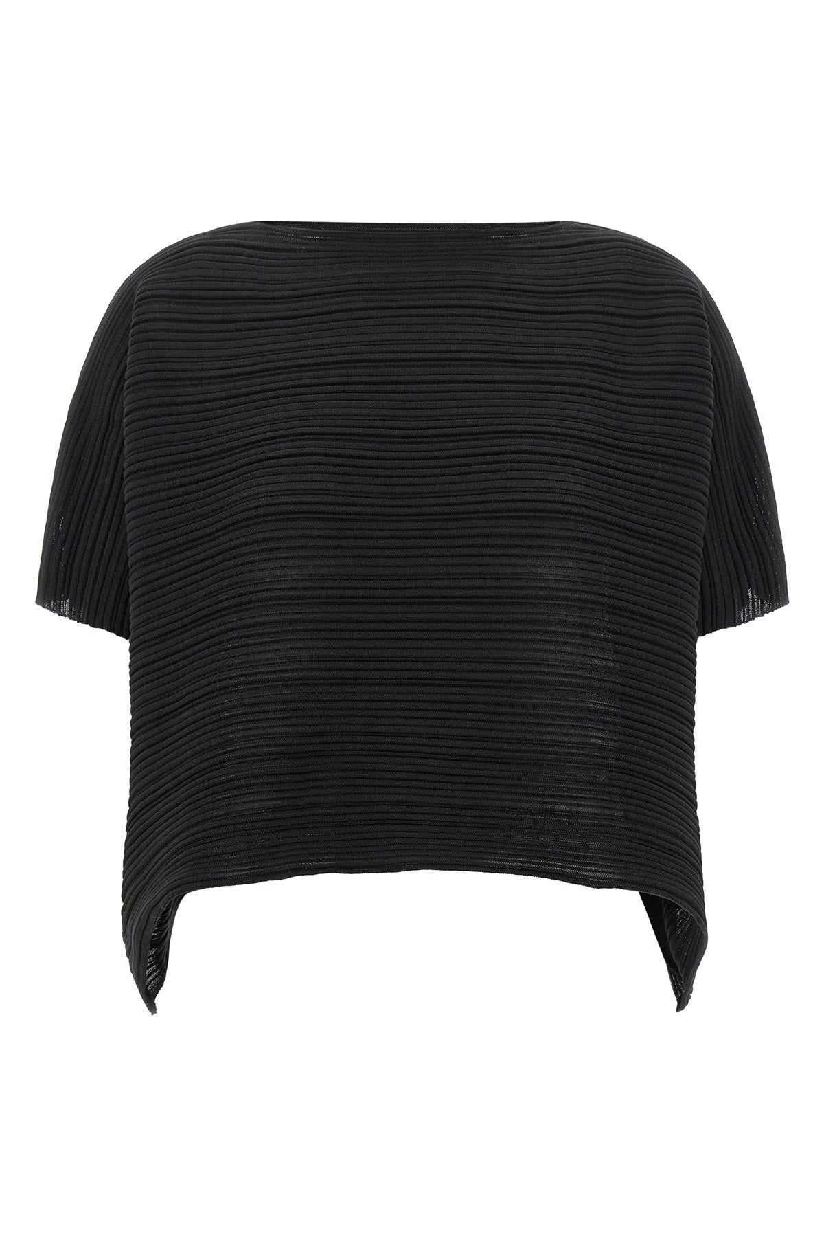 the paper bounce issey miyake pleats please cropped blouse redefines knitwear