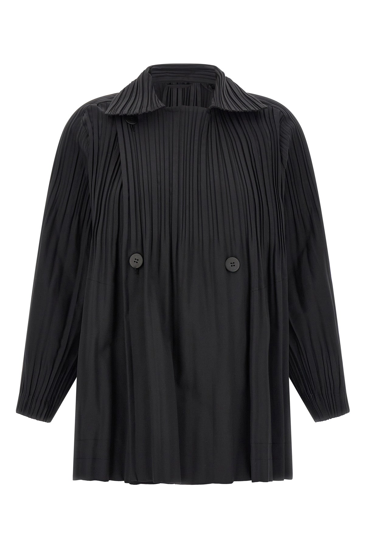 the short coat pleats please issey miyake smooth coat defines a new concept of