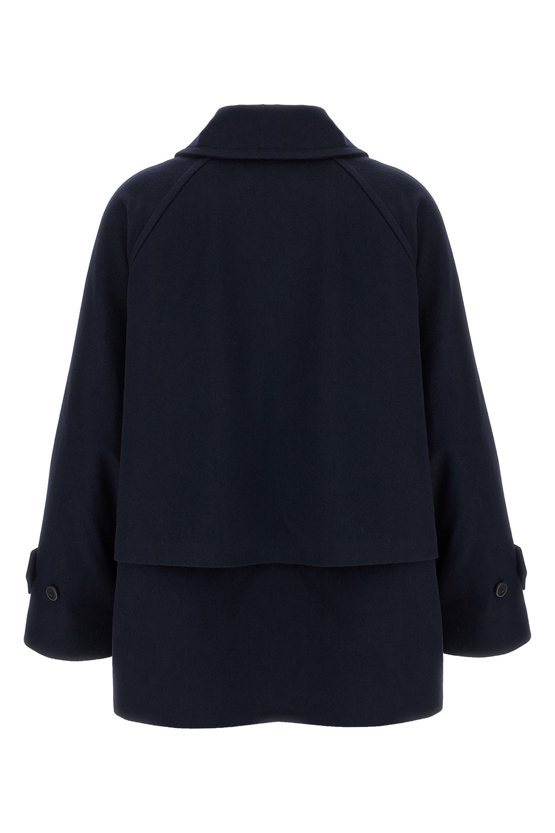 ALBERTO BIANI 38 virgin wool caban coat