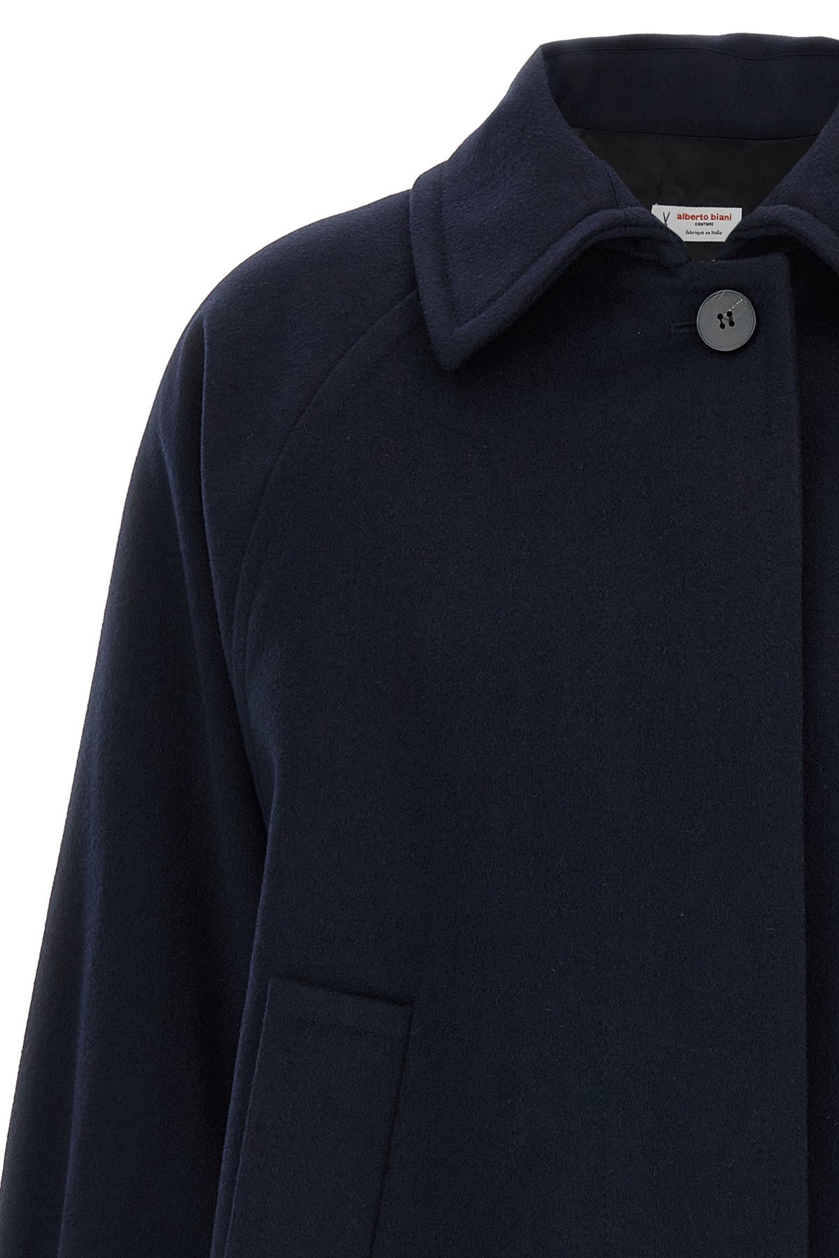 virgin wool caban coat