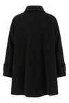 double-breasted wool caban